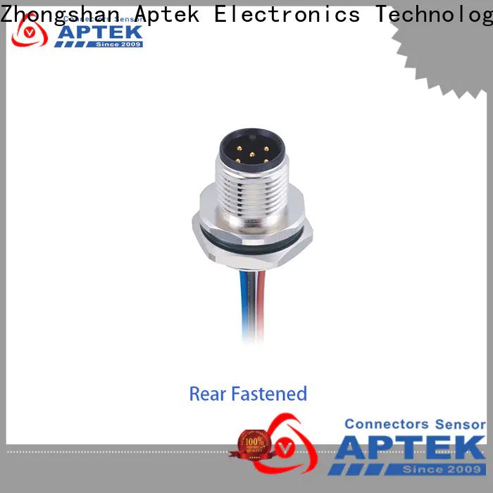 APTEK screw m12 field attachable connectors for sale for packaging machine