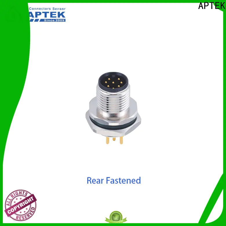 APTEK installable m12 circular connector supply for industry