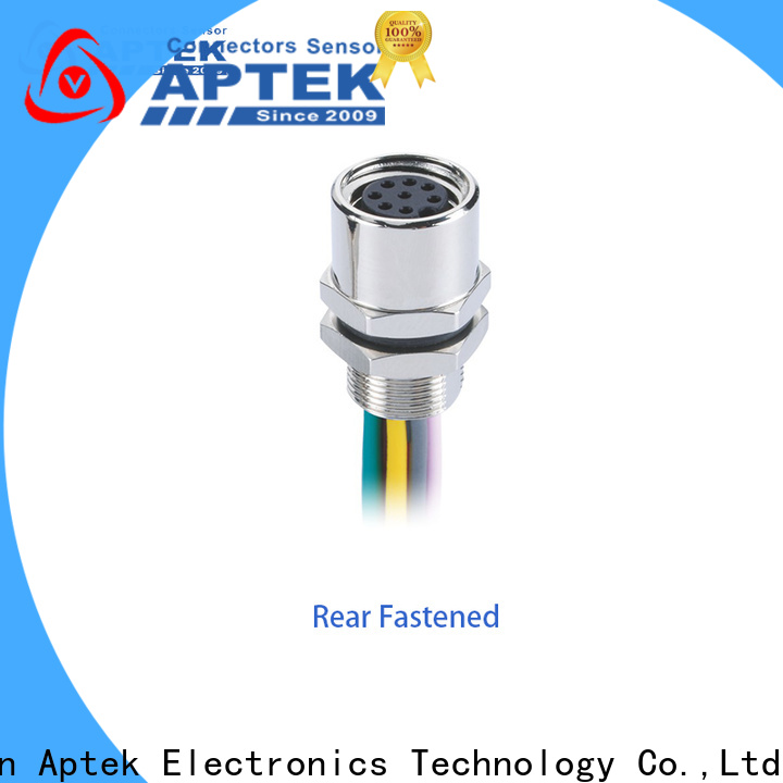 APTEK solder m8 cable connector company for engineering