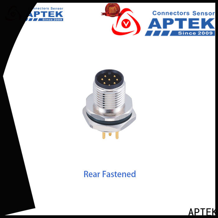 APTEK Best m12 cable connector factory for industry
