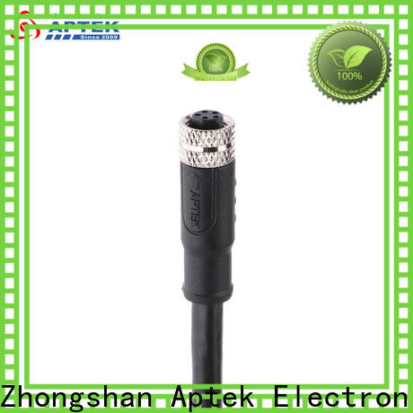 APTEK mount m8 panel mount connector suppliers for packaging machine