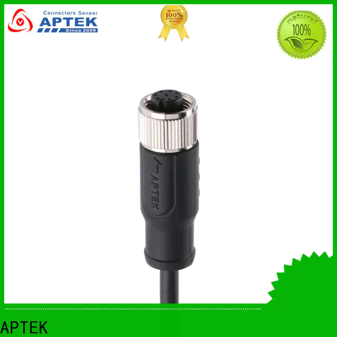 APTEK Latest m12 right angle connector supply for packaging machine