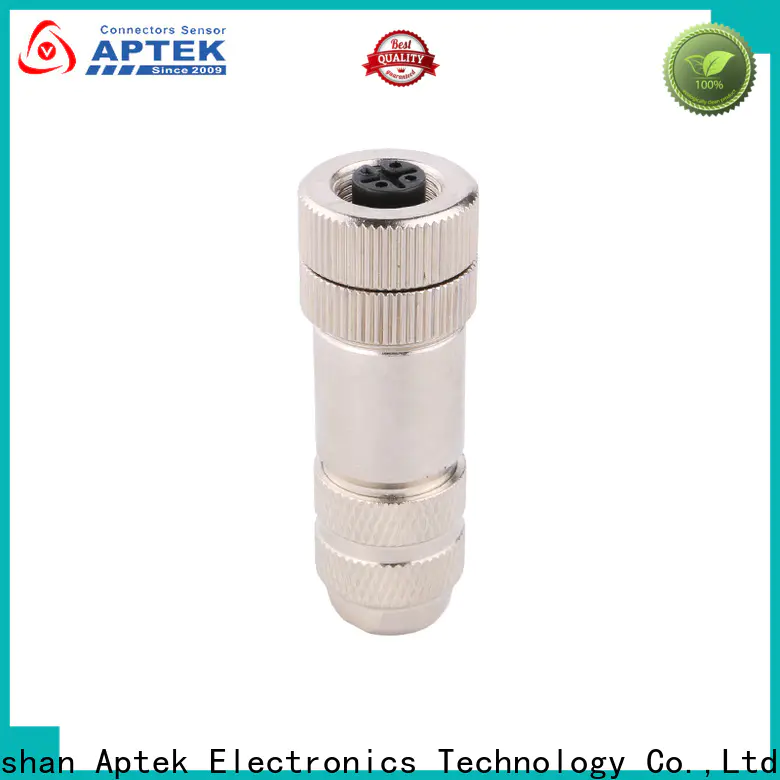 APTEK New m12 x coded connector supply for industry