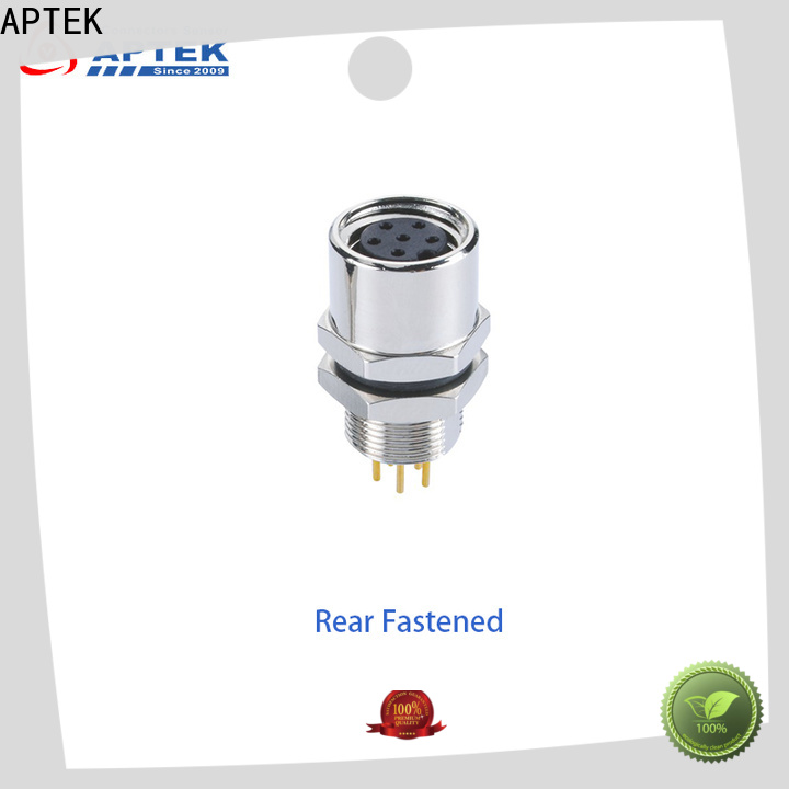 APTEK connector m8 field wireable connector manufacturers for engineering