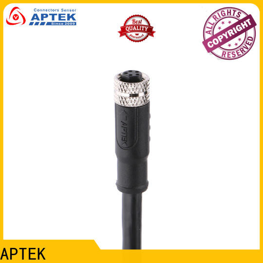 APTEK New m8 field wireable connector company for packaging machine