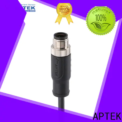 APTEK Custom m12 field attachable connectors supply for packaging machine