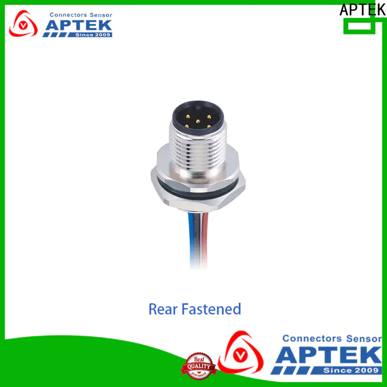 APTEK assembly m12 industrial connector company for industry
