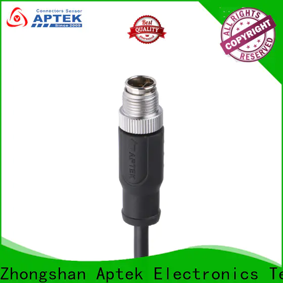 APTEK shielded m12 circular connector suppliers for engineering