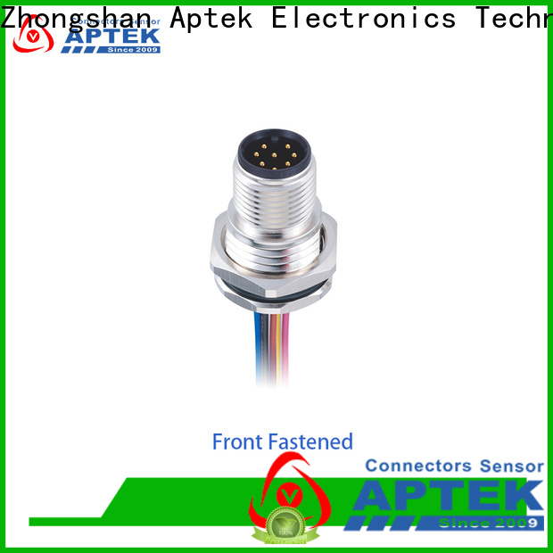 APTEK screw m12 sensor connectors supply for engineering
