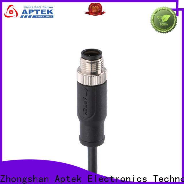 APTEK cable m12 female connector supply for industry