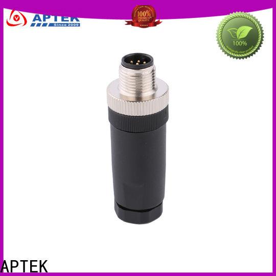 APTEK nonshielded m12 industrial connector suppliers for packaging machine