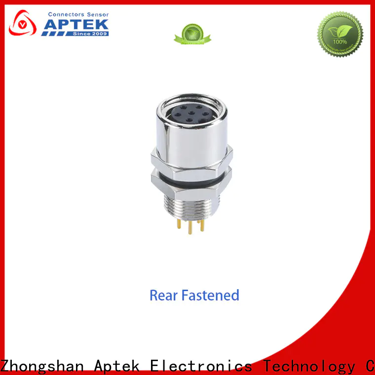 APTEK circular m8 cable connector factory for packaging machine