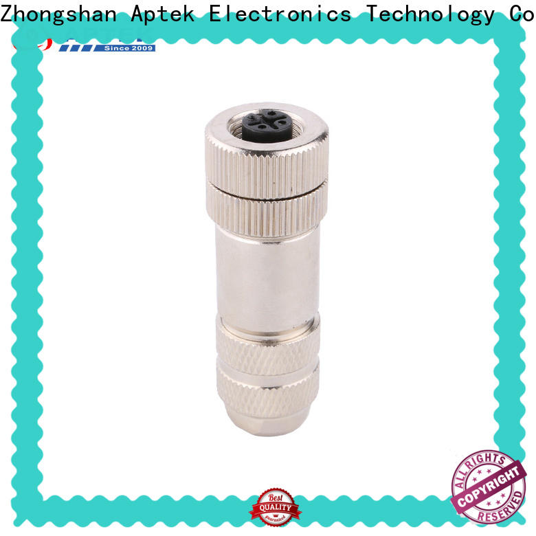Top m12 cable connector assembly for business for packaging machine