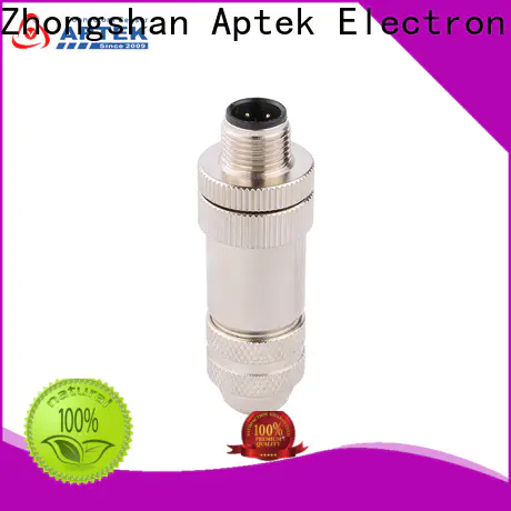 APTEK assembly m12 male connector manufacturers for packaging machine