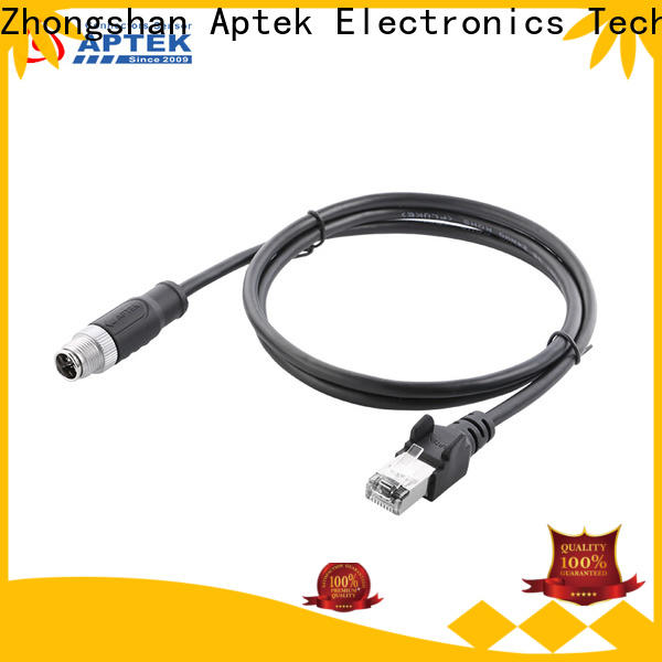 APTEK m12 profinet cable connectors manufacturers for industry