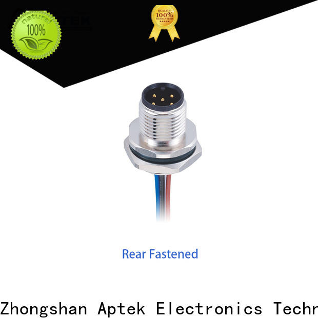 APTEK front m12 female connector for business for packaging machine