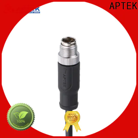 APTEK installable m12 right angle connector manufacturers for industry