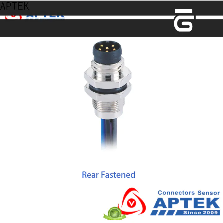 APTEK male m8 circular connector supply for industry