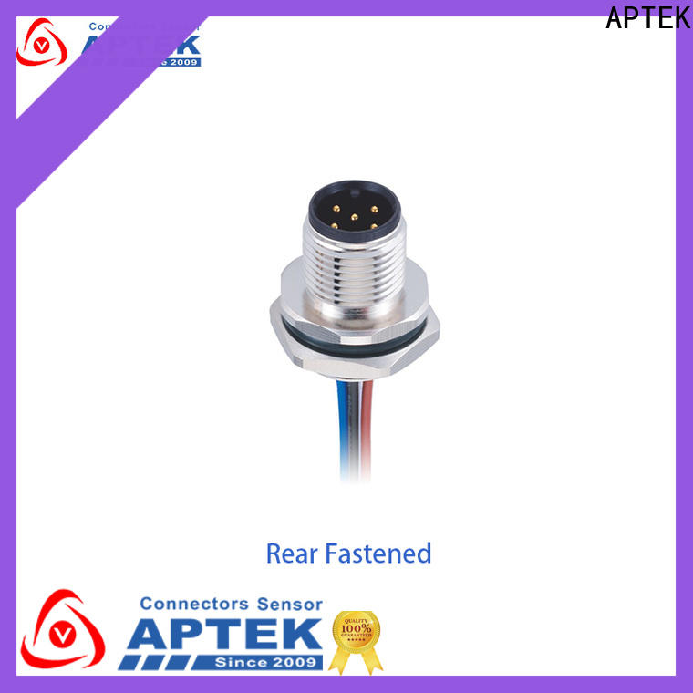 APTEK panel m12 male connector suppliers for engineering