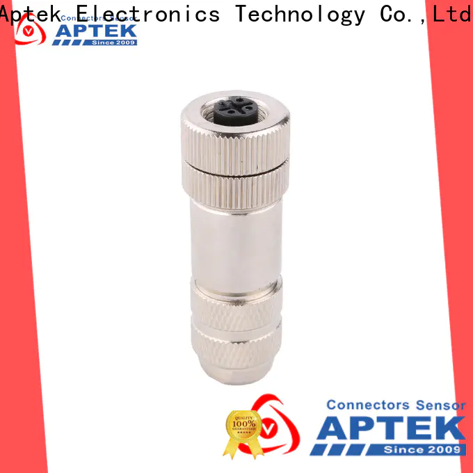 APTEK panel m12 field attachable connectors for sale for packaging machine
