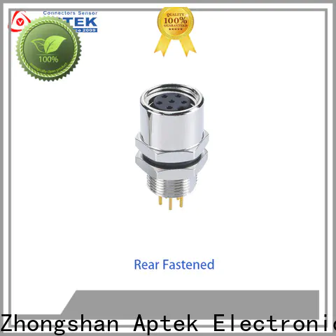 APTEK installable m8 panel mount connector for business for packaging machine