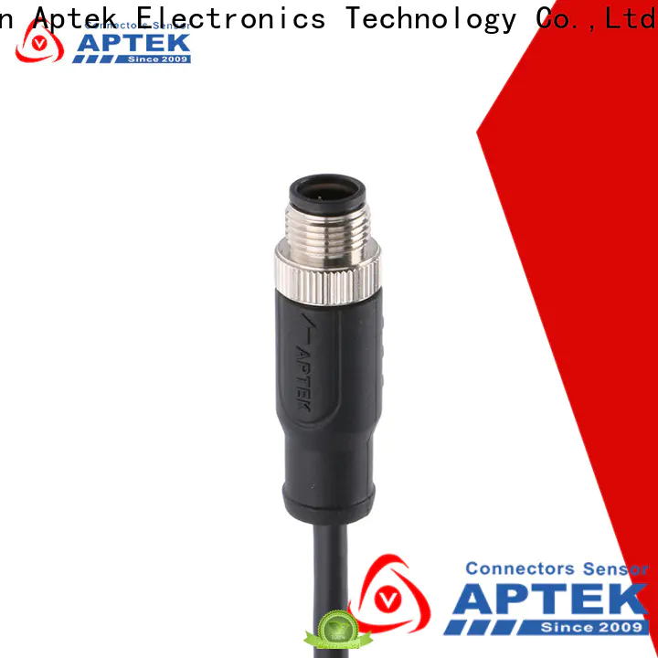 APTEK panel m12 waterproof connector company for industry