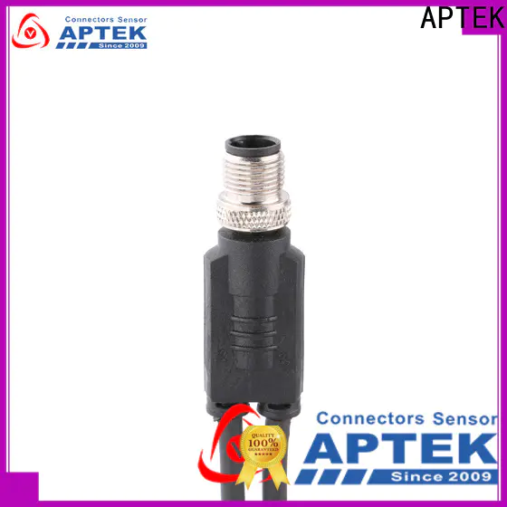 APTEK lead m12 circular connector factory for engineering