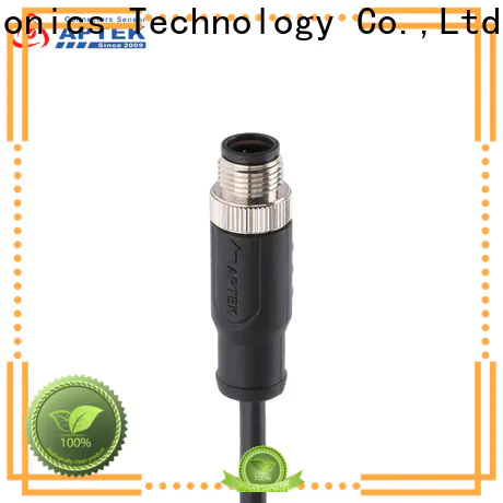 APTEK screw m12 cable connector for sale for packaging machine