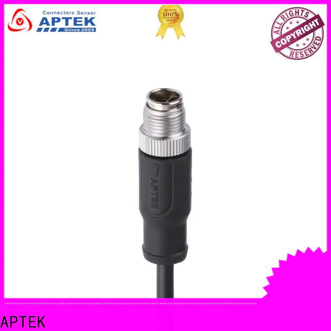 APTEK molded m12 sensor connectors supply for industry