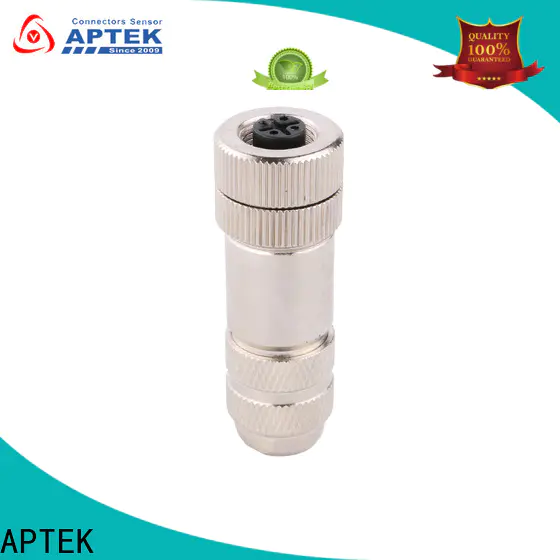Wholesale m12 industrial connector installable factory for packaging machine