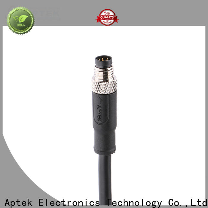 APTEK male m8 cable connector for sale for packaging machine
