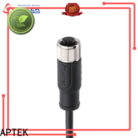 APTEK led m12 waterproof connector manufacturers for industry