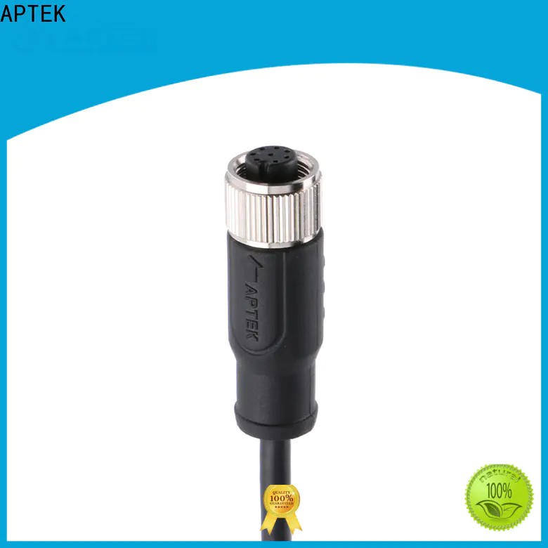 APTEK contacts m12 panel mount connectors for business for packaging machine