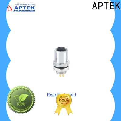 APTEK contacts m5 circular cable mount connectors factory for industry