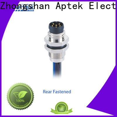 APTEK molded m8 circular metric connectors supply for packaging machine