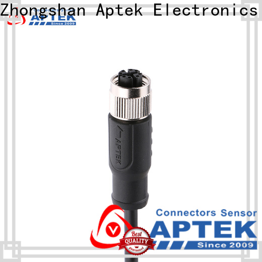 APTEK installable m12 industrial connector company for packaging machine