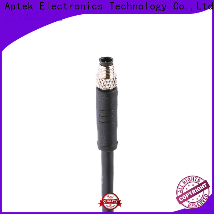 APTEK emishielded m5 circular cable mount connectors factory for packaging machine