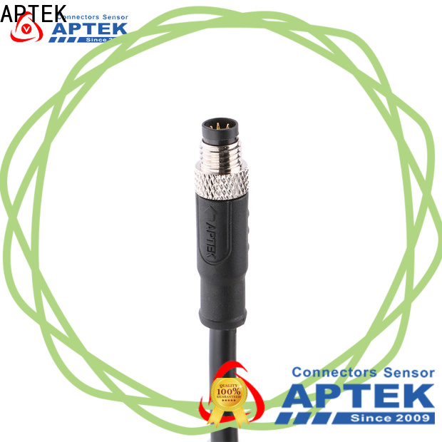 APTEK panel m8 field wireable connector factory for packaging machine