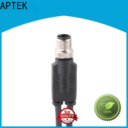 APTEK molded m12 x coded connector supply for packaging machine