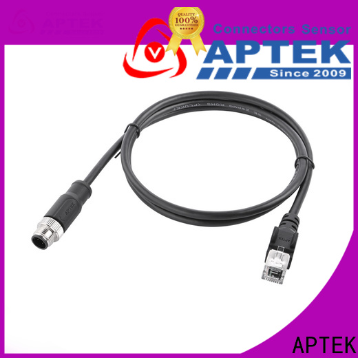 APTEK female ethernet connectors factory for packaging machine