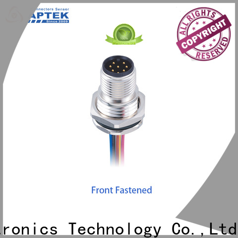 APTEK installable m12 connector standard factory for packaging machine