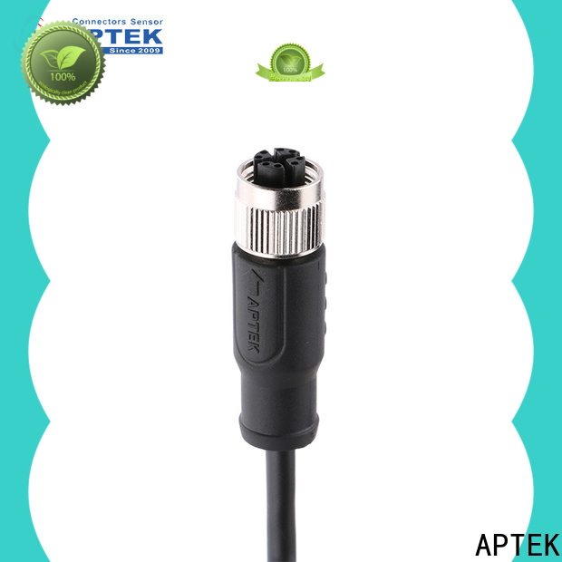 APTEK waterproof m12 male connector for sale for industry