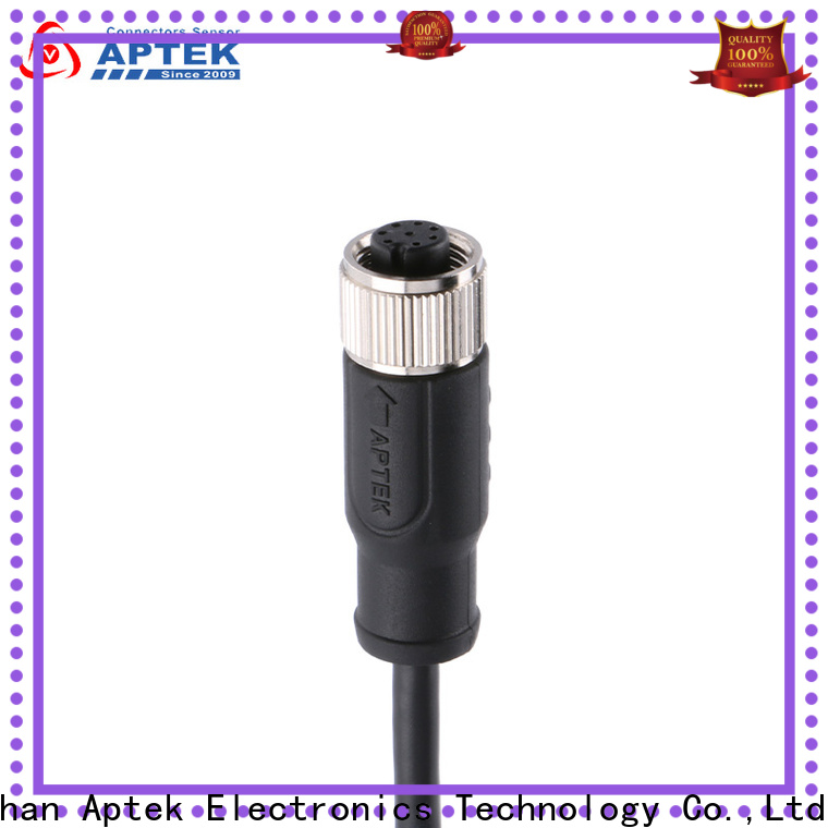 APTEK Custom m12 female connector suppliers for packaging machine