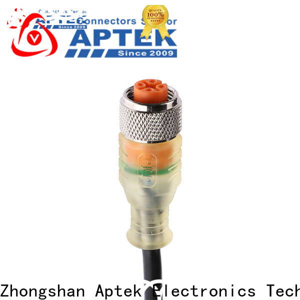 New m12 panel mount connectors termination factory for industry
