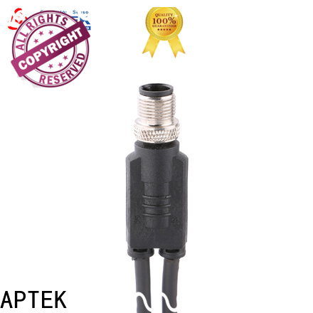 APTEK termination m12 circular connector for business for packaging machine