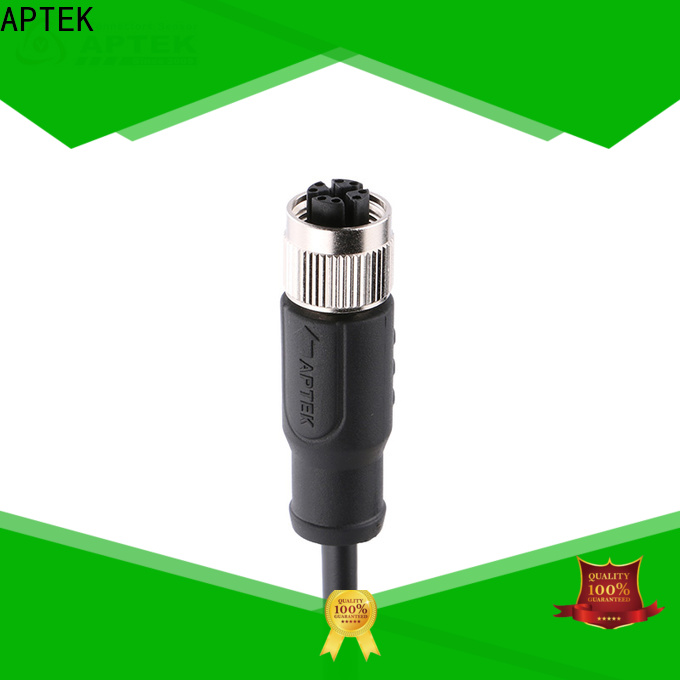 APTEK screw m12 cable connector suppliers for packaging machine