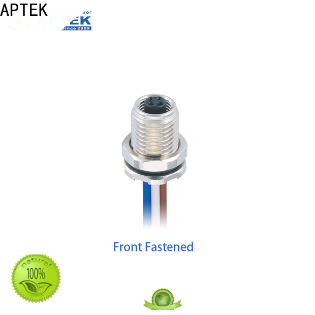 APTEK Top m5 circular cable mount connectors supply for packaging machine