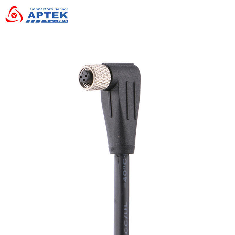 M5 Circular Female Non-Shielded Molded Cable