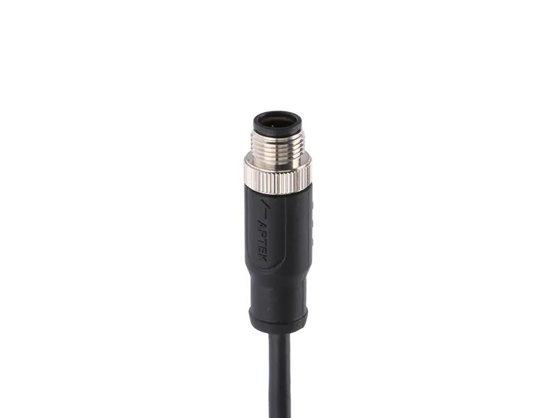 APTEK screw m12 cable connector for sale for packaging machine