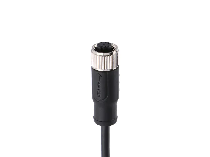 APTEK shielded m12 x coded connector for sale for industry